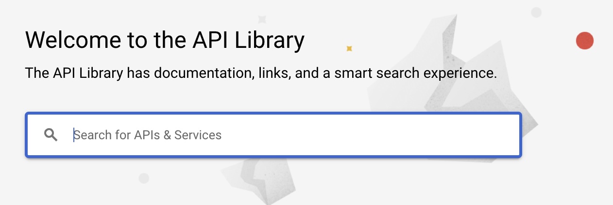 Google Cloud Console - API Library